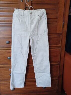 Evsie white youth jeans